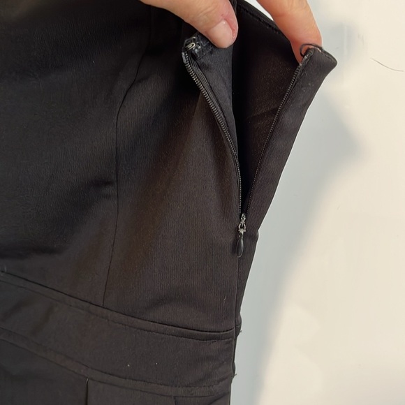 VERY J Lined Black Strapless Mini Dress, Size L - Picture 10 of 16